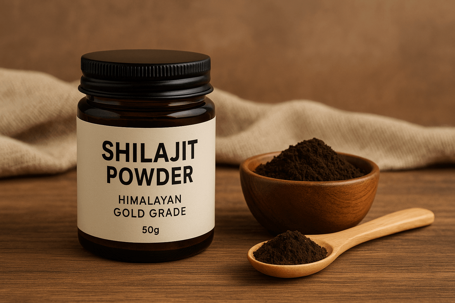 Himalayan Gold Grade Shilajit Powder (50g) – Ancient Extracts