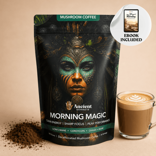 Morning Magic Mushroom Coffee - Mushroom Extract - Ancient Extracts