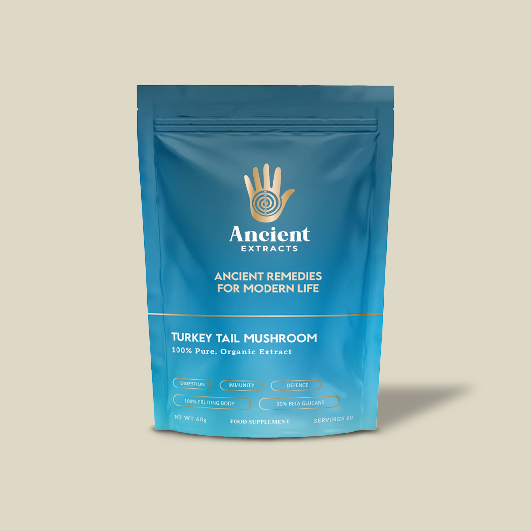 Turkey Tail Mushroom Extract Powder - 30% Beta-glucan (60g)