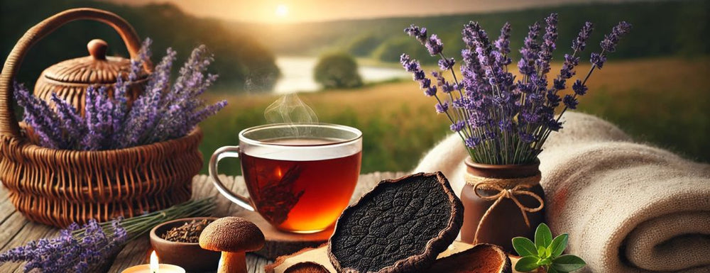 chaga mushroom as natural remedy for stress and anxiety