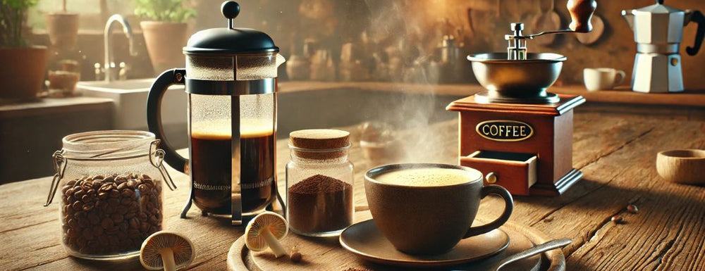 things needed to make a perfect cup of mushroom coffee