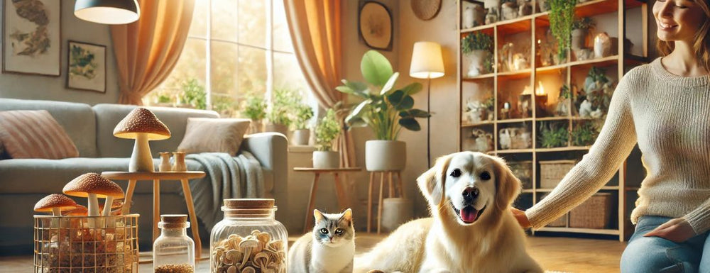 safely adding mushroom products to your pet's diet 