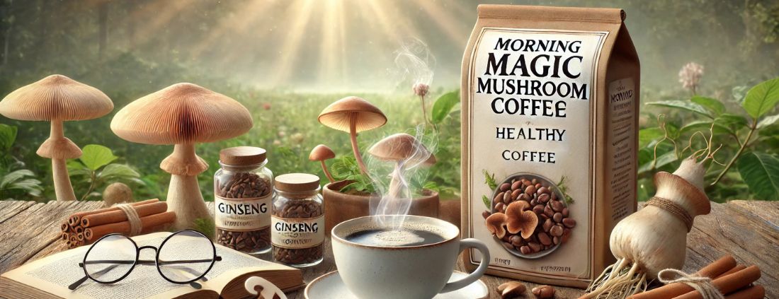 Morning Magic Mushroom Coffee and Its Role in Supporting Healthy Aging - Ancient Extracts