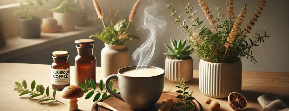 role of adaptogens in mushroom coffee of ancient extracts uk