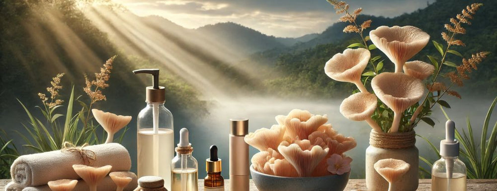 tremella mushroom for anti aging skin and goegrous hair