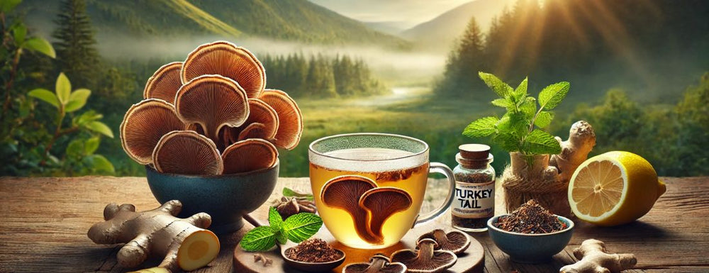 turkey tail mushroom for immunity and digestive health