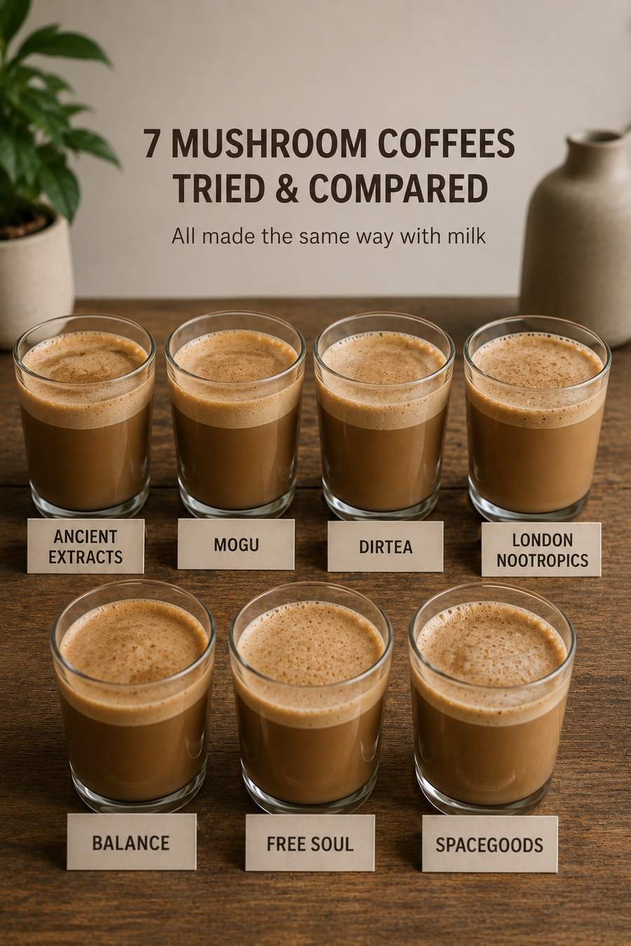 Best Mushroom Coffee UK 2026: 7 Brands Tried & Compared