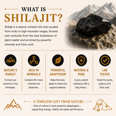 Shilajit Resin - Himalayan Gold Grade - Nutrition support - Ancient Extracts
