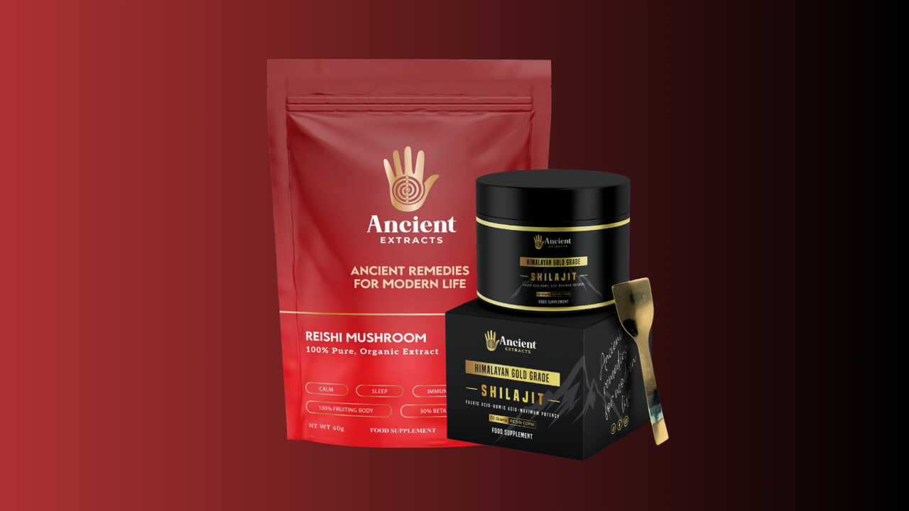 Detox Pair Shilajit Resin and Reishi Extract