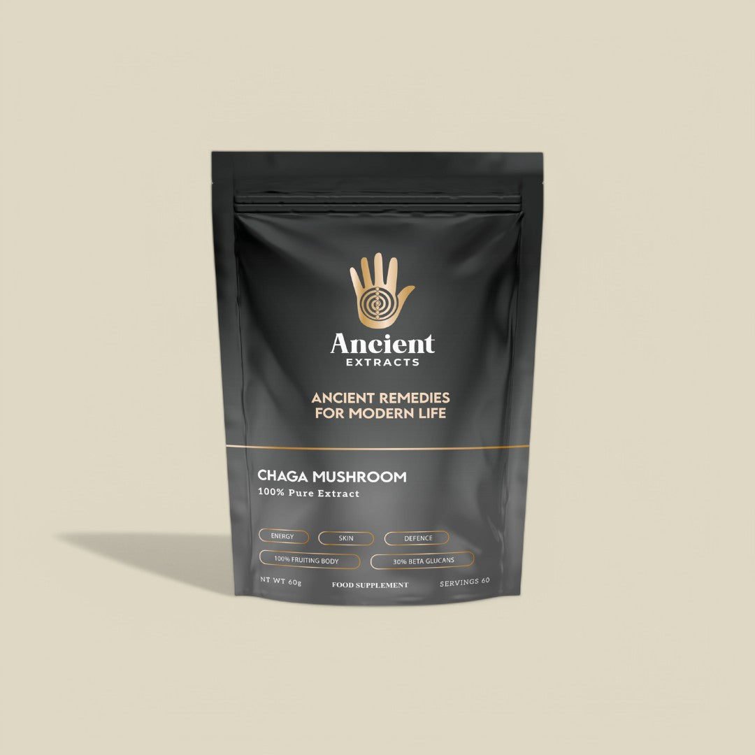 Chaga Mushroom Extract Powder - 30% Beta-glucan (60g)