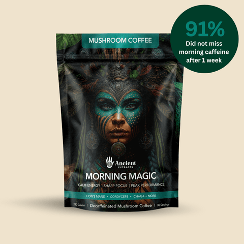 Morning Magic Mushroom Coffee - Mushroom Extract - Ancient Extracts