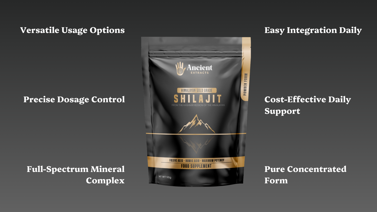 Himalayan Raw Shilajit Powder - 50g - 80% Fulvic Acid