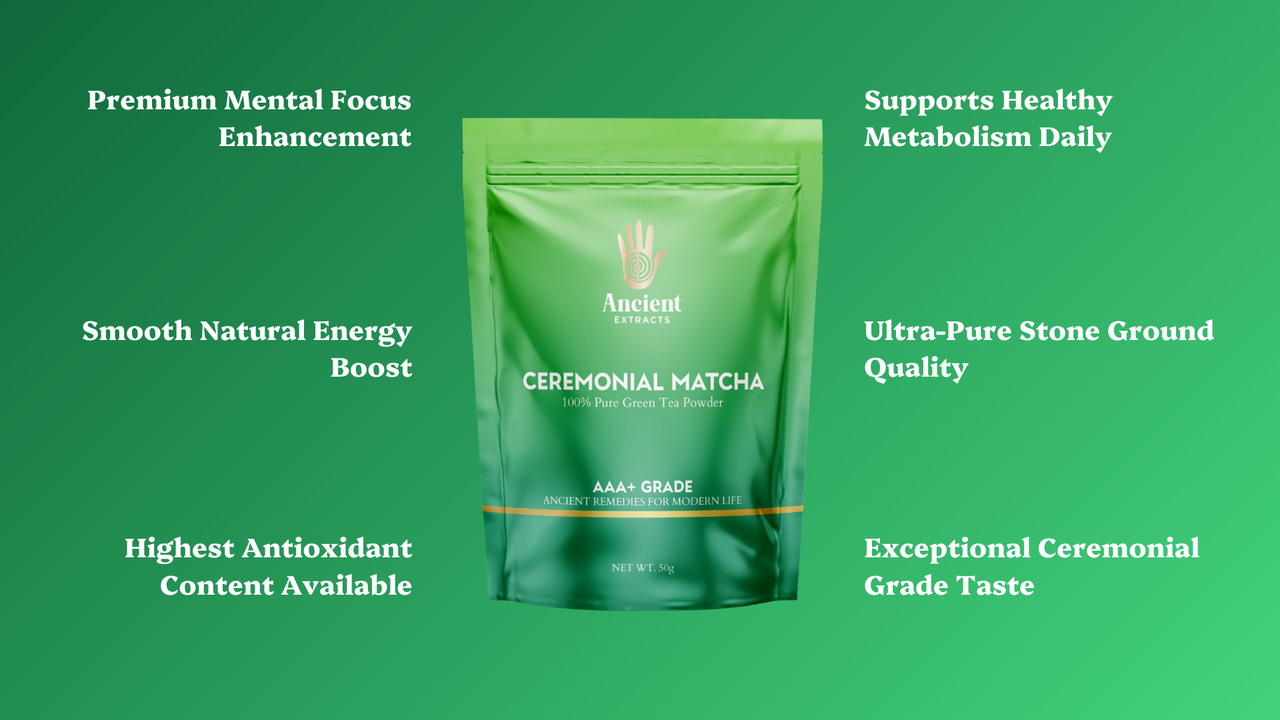 Ceremonial Matcha AAAA+ Grade - 50 Servings - 50g