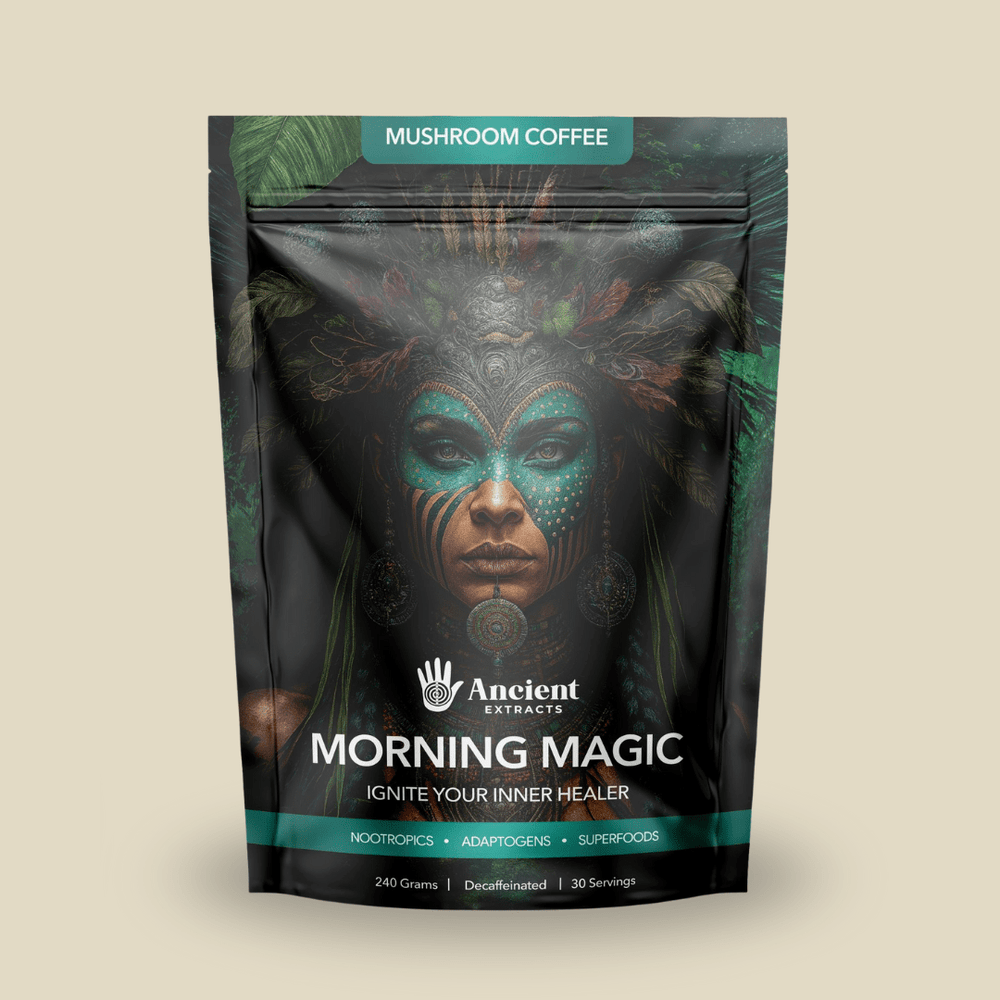 Morning Magic Mushroom Coffee (240g) - Mushroom Extract - Ancient Extracts