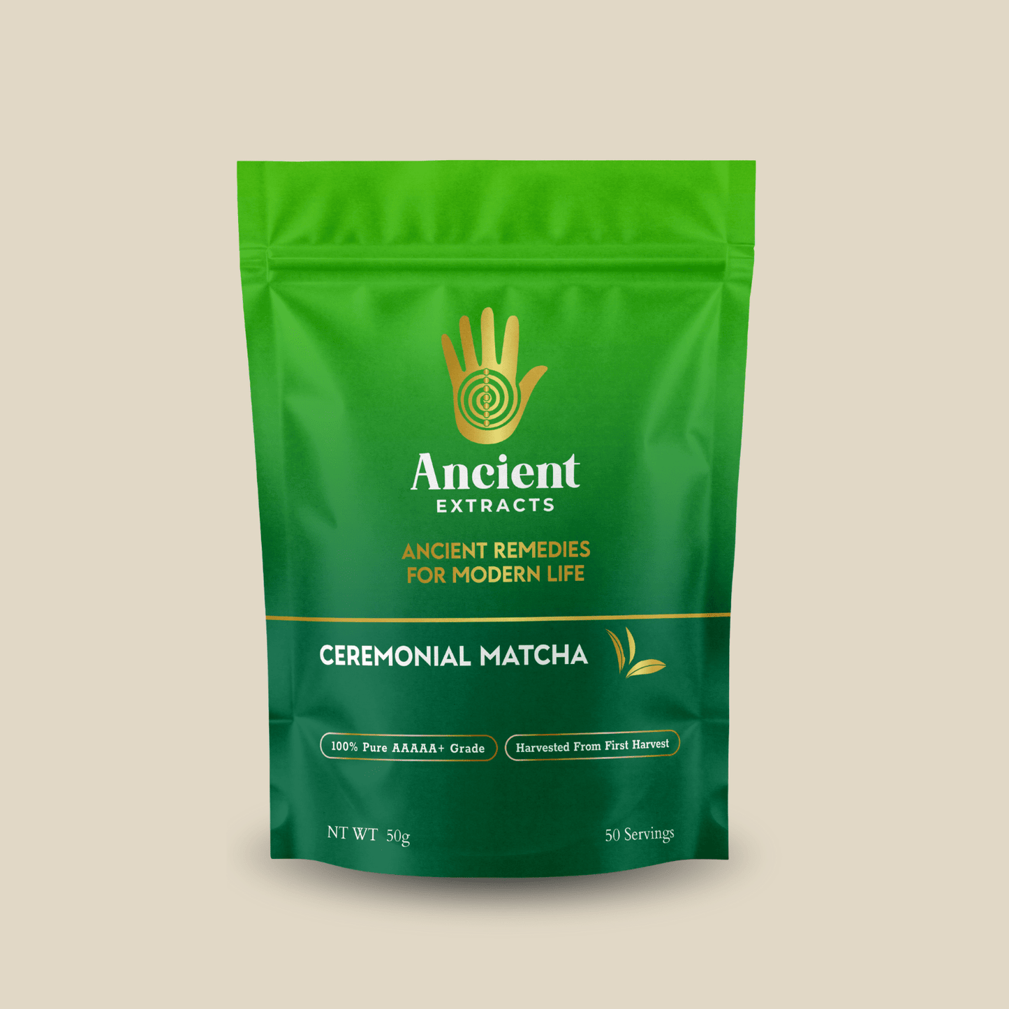 Ceremonial Matcha AAAA+ Grade - 50 Servings - 50g - Nutrition support - Ancient Extracts