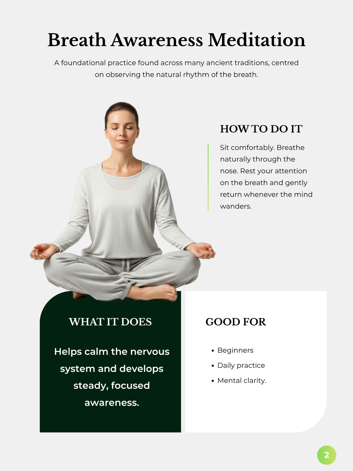 Ancient Meditation Practises