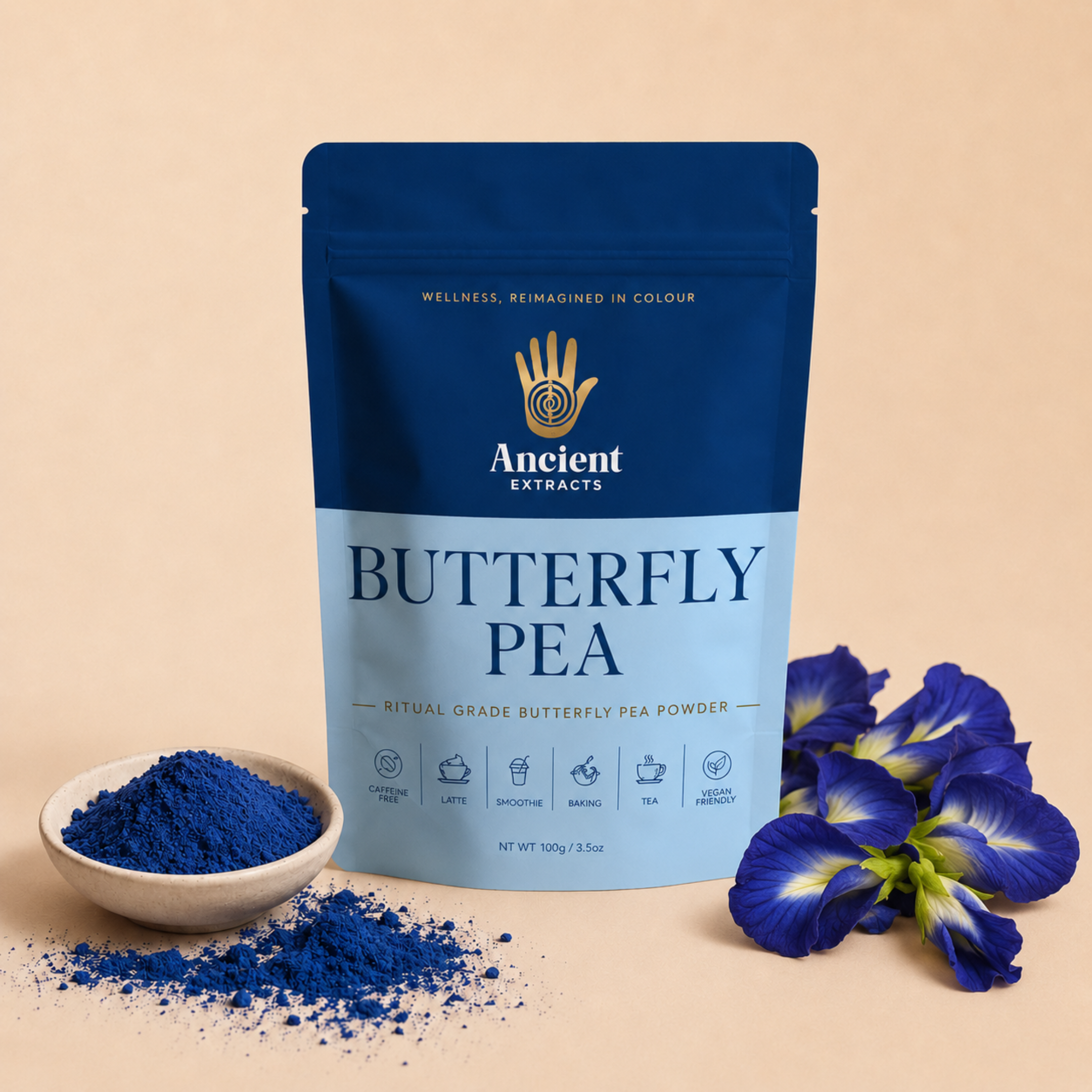 Ritual Grade Butterfly Pea Matcha Powder