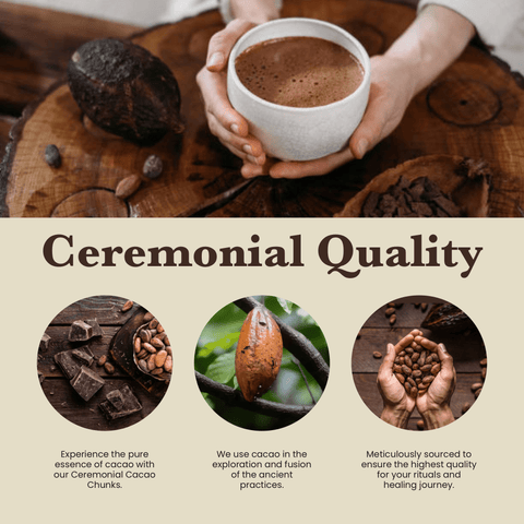 Ceremonial Grade Venezuelan Cacao Chunks - Nutrition support - Ancient Extracts