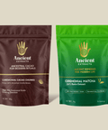 Ceremonial Pair - Matcha AAAA+ Grade & Cacao Chunks - 100% Raw Criolla - Nutrition support - Ancient Extracts