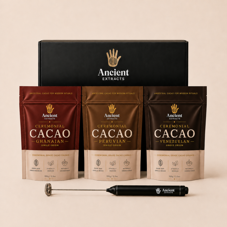 Ceremonial Grade Cacao Chunks Collection Box