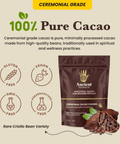 Ceremonial Grade Cacao Chunks - 100% Raw Criolla - 100g - Nutrition support - Ancient Extracts