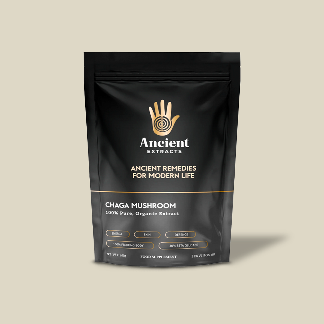 Chaga Mushroom Extract Powder - 30% Beta-glucan (60g)