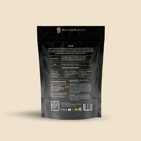 Chaga Mushroom Extract Powder - Mushroom Extract - Ancient Extracts