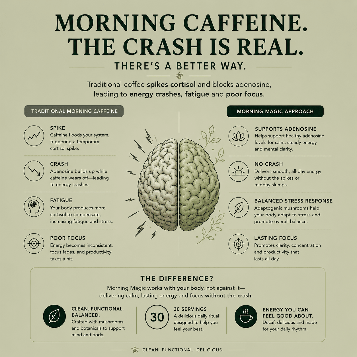 Morning Magic Mushroom Coffee - Starter Kit - Mushroom Extract - Ancient Extracts
