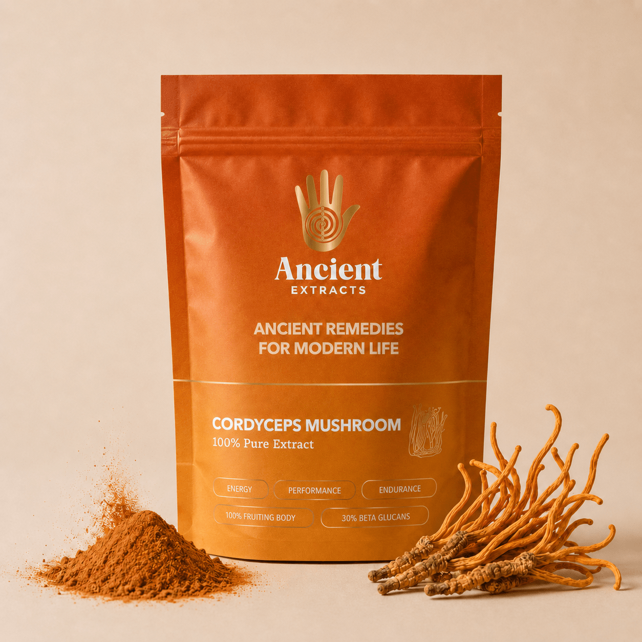 Cordyceps Mushroom Extract Powder - Mushroom Extract - Ancient Extracts