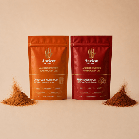 Hormone Pair Reishi & Cordyceps Extracts - Mushroom Extract - Ancient Extracts