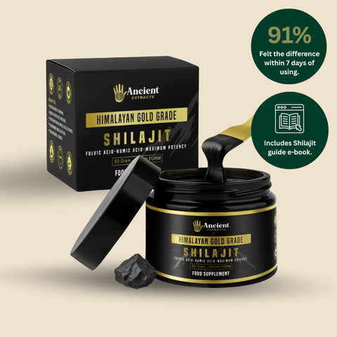 Shilajit Resin - Himalayan Gold Grade - Nutrition support - Ancient Extracts