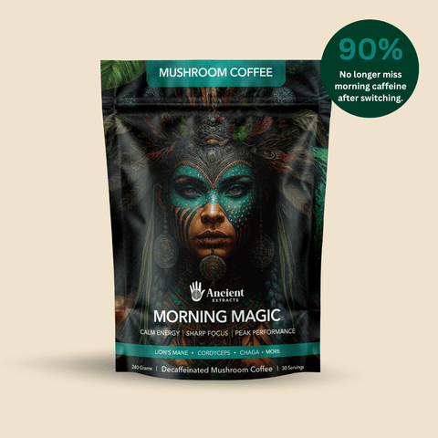 Morning Magic Mushroom Coffee - Mushroom Extract - Ancient Extracts