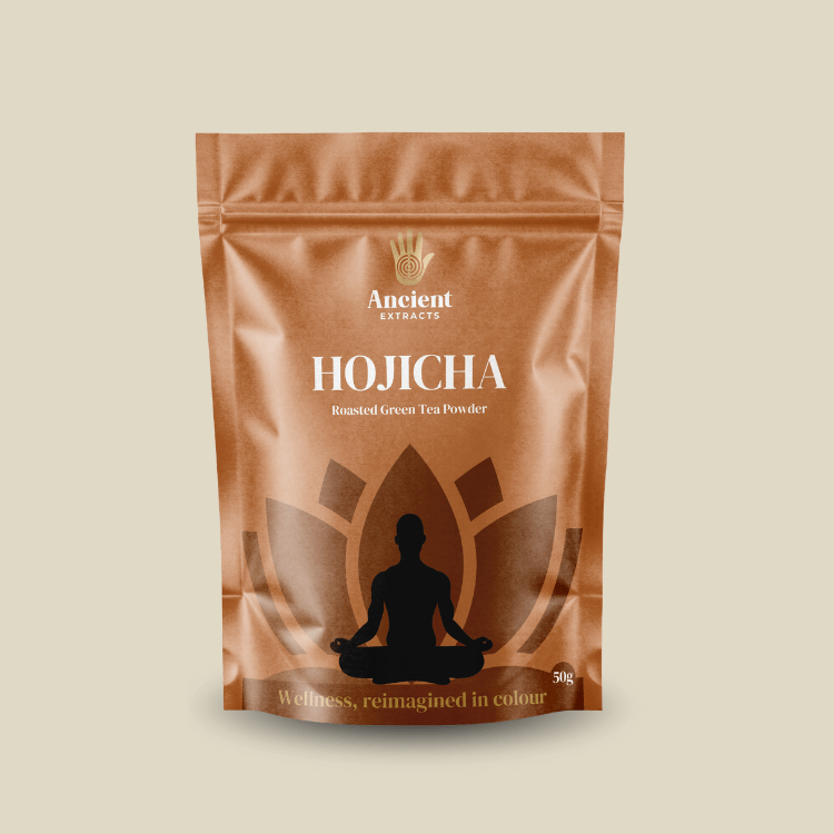 Ritual Grade Hojicha Powder - Roasted Green Tea (50g) - Ancient Extracts