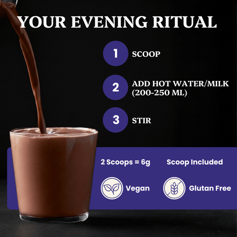 Evening Elixir Mushroom Cacao (180g) - Mushroom Extract - Ancient Extracts