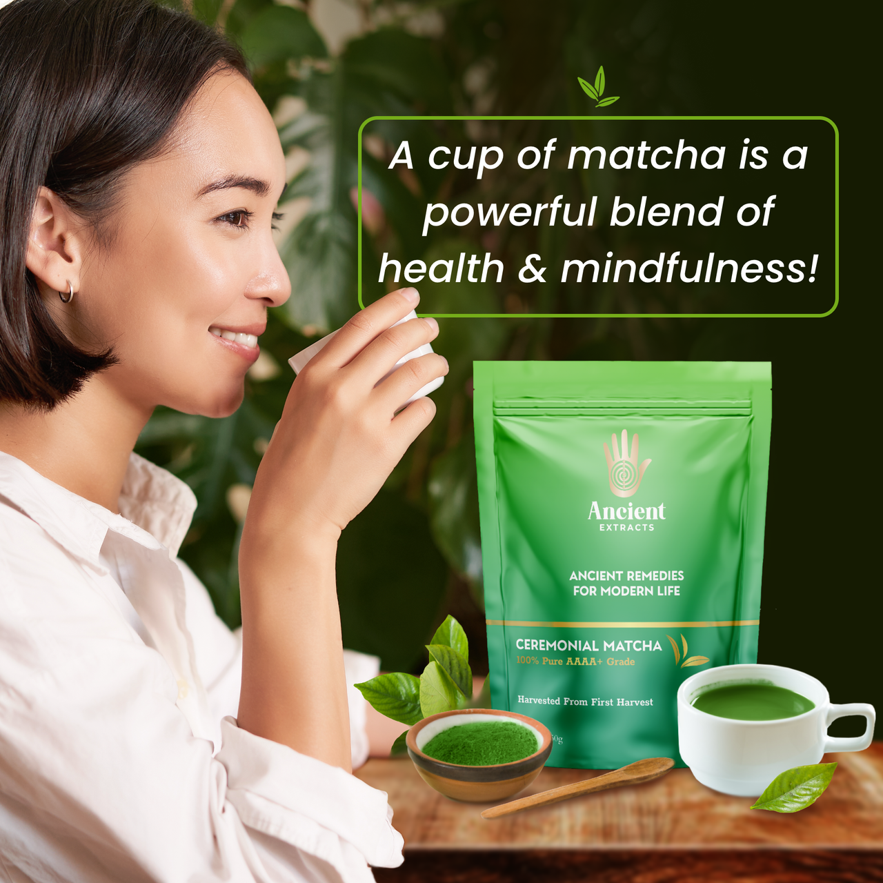 Ceremonial Matcha AAAA+ Grade - 50 Servings - 50g