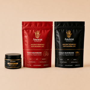 Immunity Stack - Reishi, Chaga and Shilajit Resin