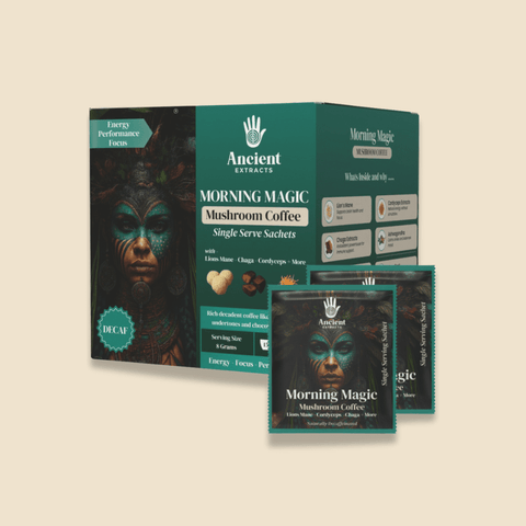 Morning Magic Single Serve Sachets - Mushroom Extract - Ancient Extracts