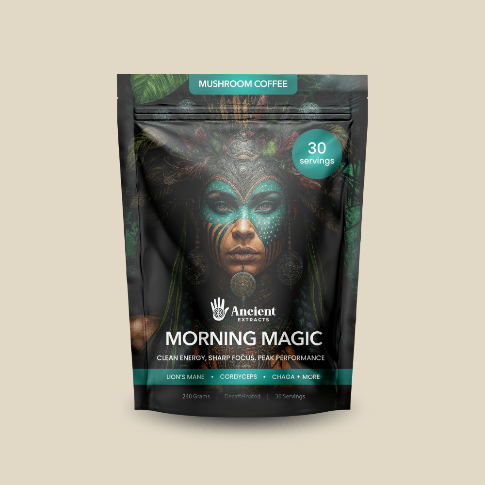 Morning Magic Mushroom Coffee (240g) - Mushroom Extract - Ancient Extracts