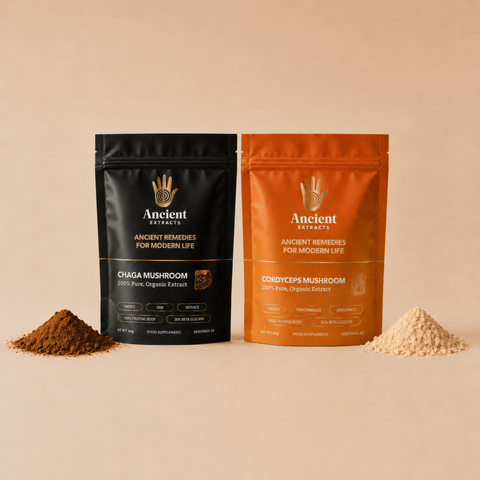 Energy Pair Cordyceps & Chaga Extracts - Ancient Extracts