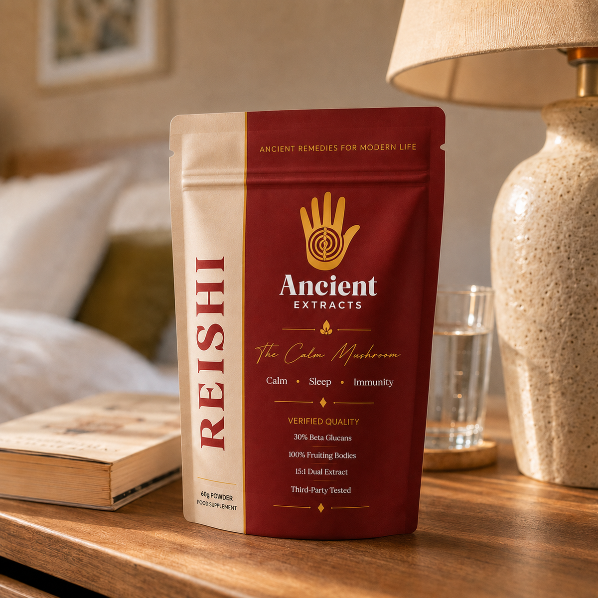 Reishi Mushroom Powder for Evening Routines