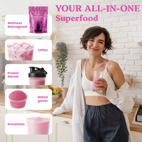 Rose Ritual Grade Matcha Powder - Ancient Extracts