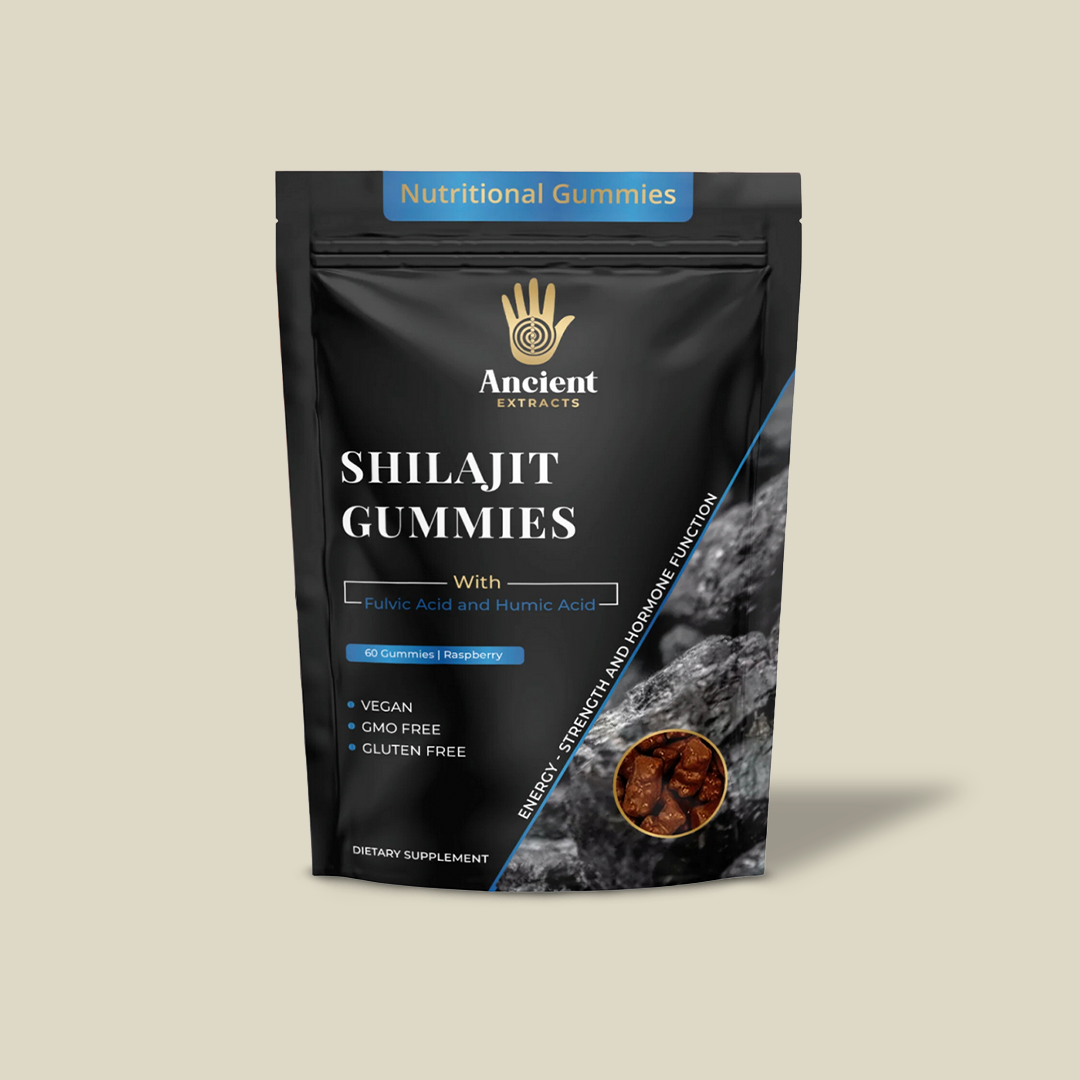 Shilajit Gummies with Ashwagandha, Chaga and Vitamin D