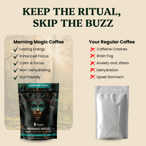 Morning Magic Mushroom Coffee - Mushroom Extract - Ancient Extracts