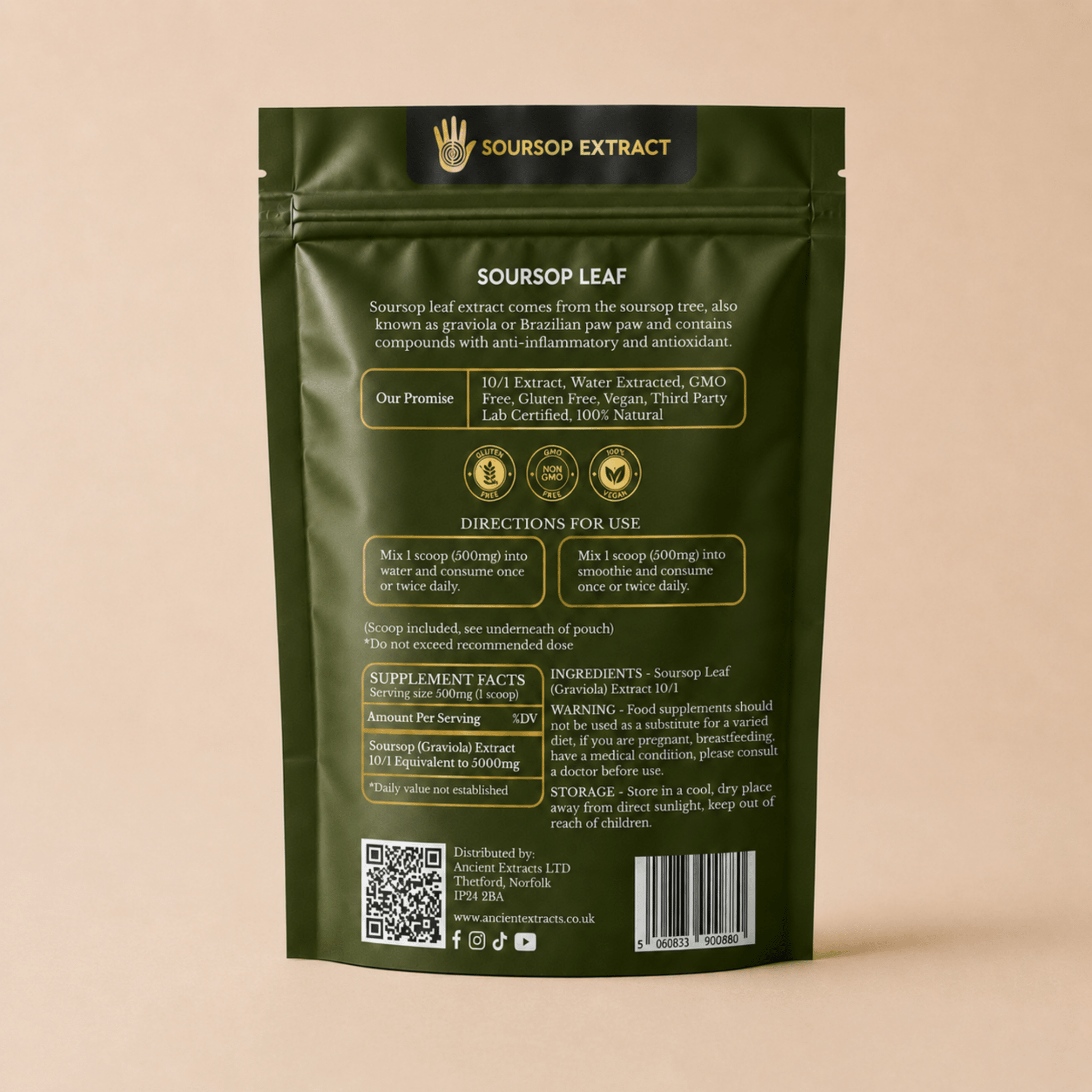 Soursop Graviola Leaf Extract (Copy) - Ancient Extracts