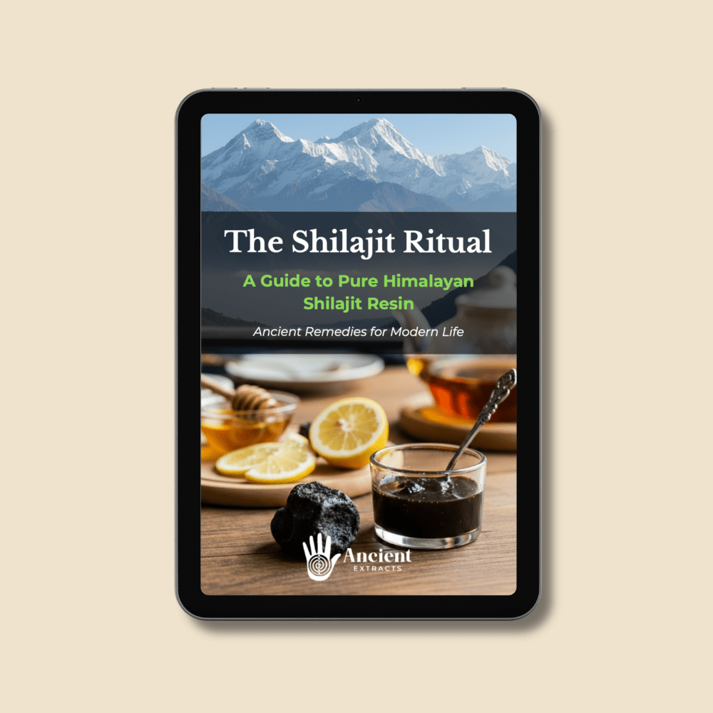 The Shilajit Ritual E - Book - Ancient Extracts