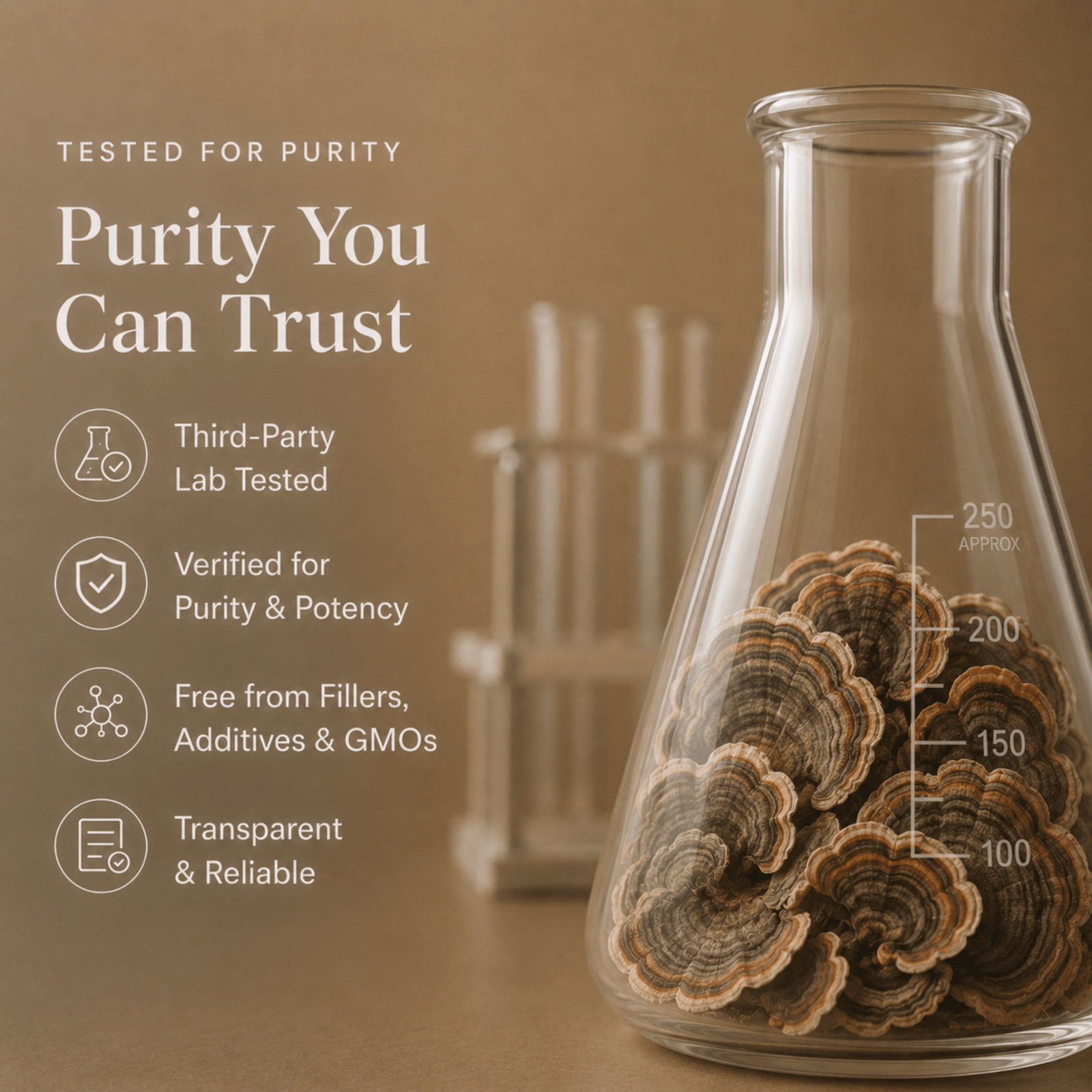 Turkey Tail Mushroom Extract - For Pets - Mushroom Extract - Ancient Extracts