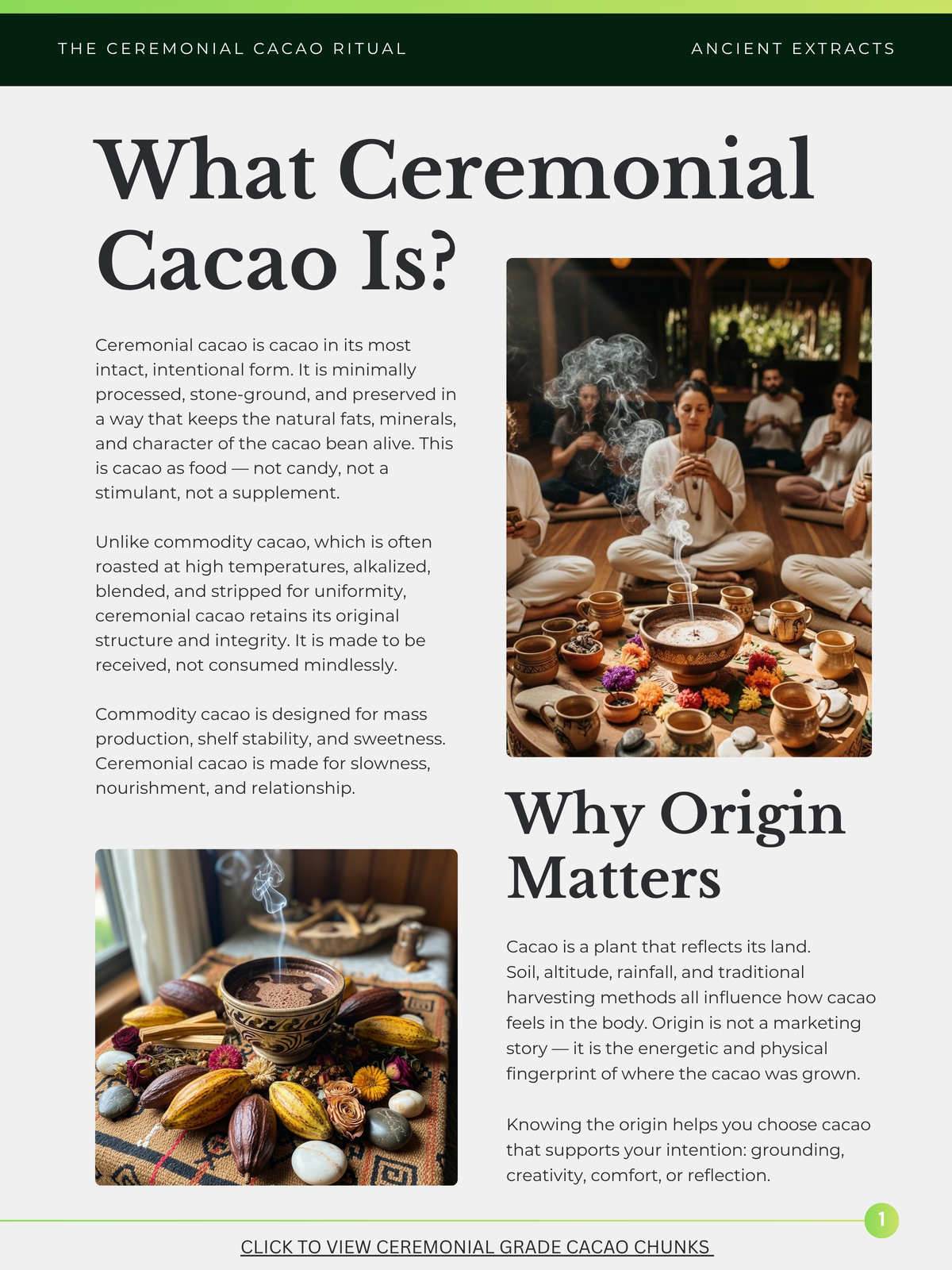 The Cacao Ritual