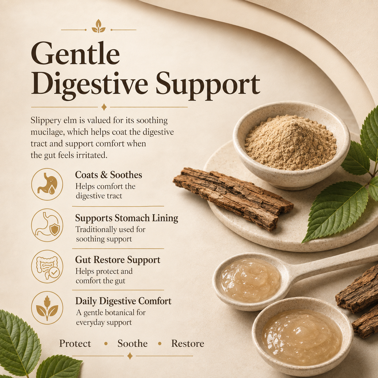 Slippery Elm Bark Powder