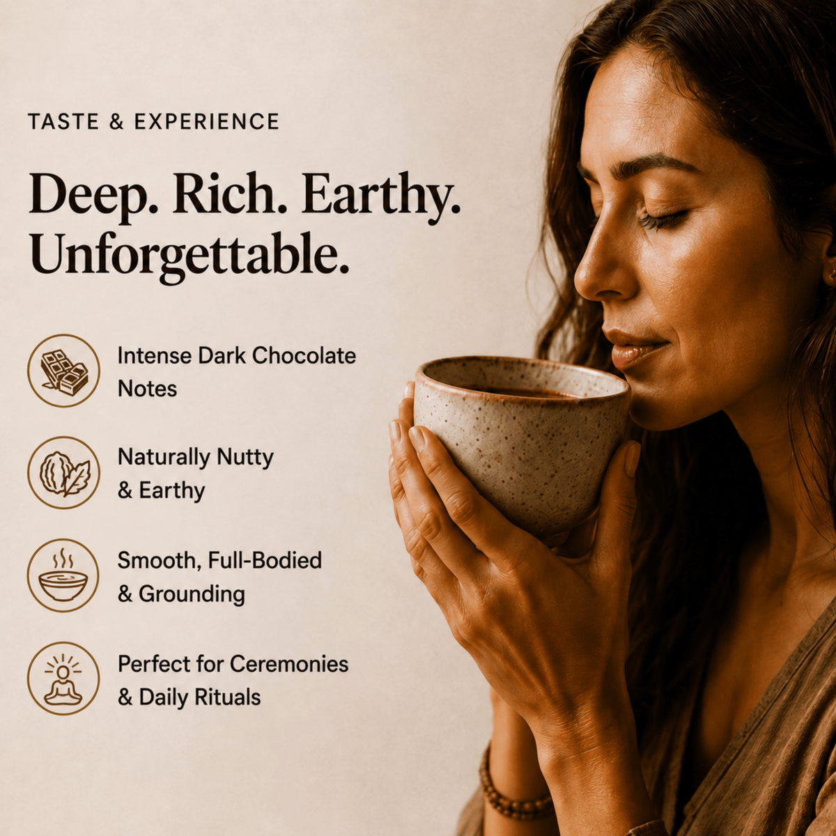 Ceremonial Cacao Taste Experience by Ancient Extracts