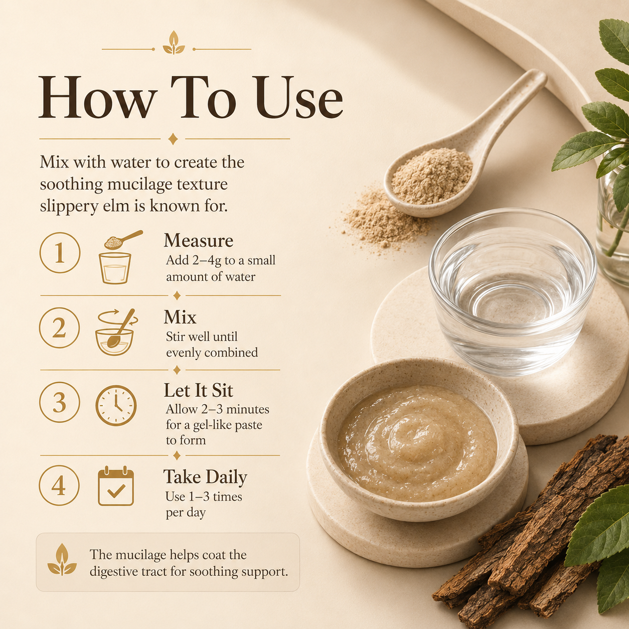 Slippery Elm Bark Powder